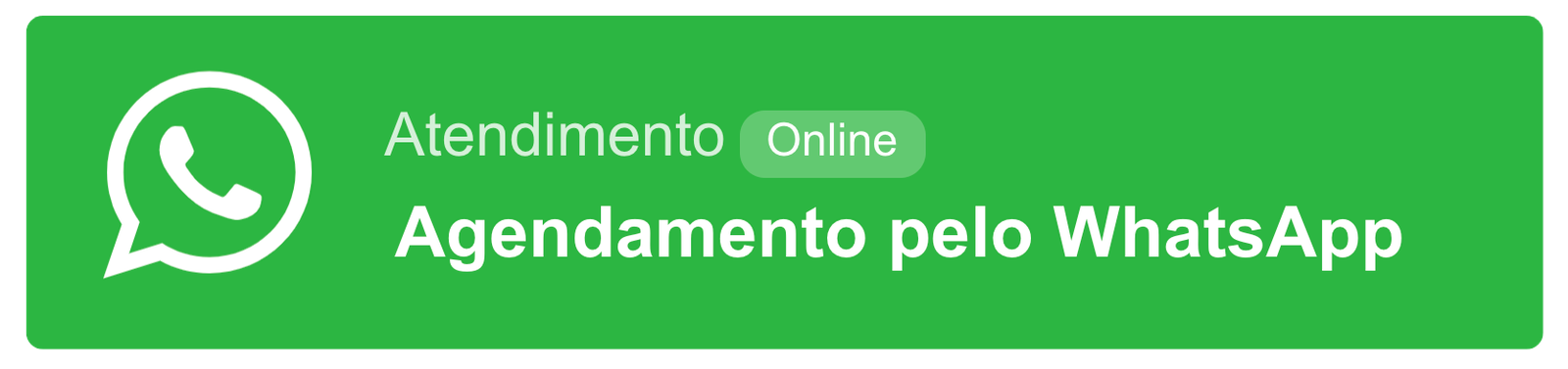Atendimento online — Agendamento pelo WhatsApp